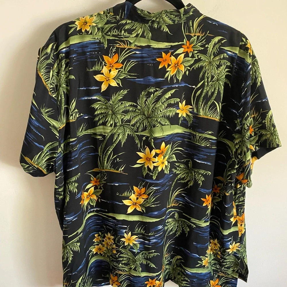Clio Tropical Floral Shirt & Skirt Set Hawaiin‎ Tiki